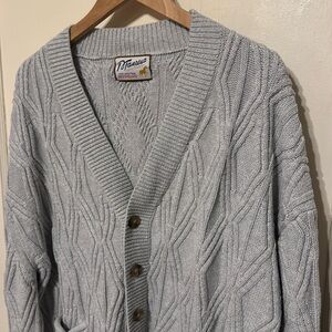 Manresa - The Oysterman Cardigan in Light Cement